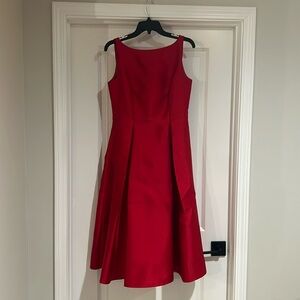 Adriana Papell tea length formal dress